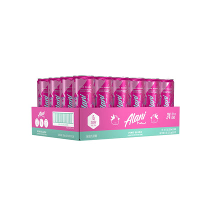 NEW Alani Nu Pink Slush Sugar-Free Energy Drink, 12oz cans 24-pack Multi-pack (24 Cans)