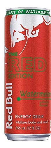 Red Bull Editions Variety Pack,12fl.oz. (Pack of 8): Peach Nectarine, Coconut Berry, Tropical, Watermelon