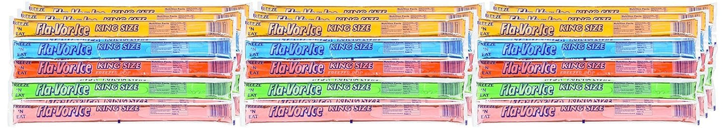 Fla-vor-ice Freeze Pops, 6 Assorted Flavors 45 x 5.5 Oz