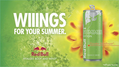 Red Bull Summer Edition Curuba Elderflower Energy Drink, 8.4 Fl Oz, 4 Cans