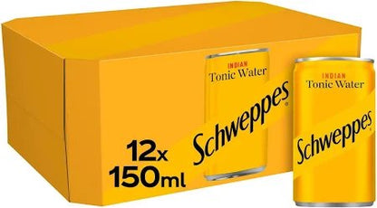 Schweppes Indian Tonic Water 150ml (Pack of 12)