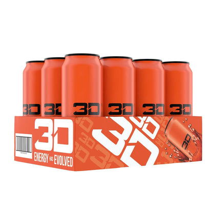 3D Energy Drink - Orange (Pack of 12)