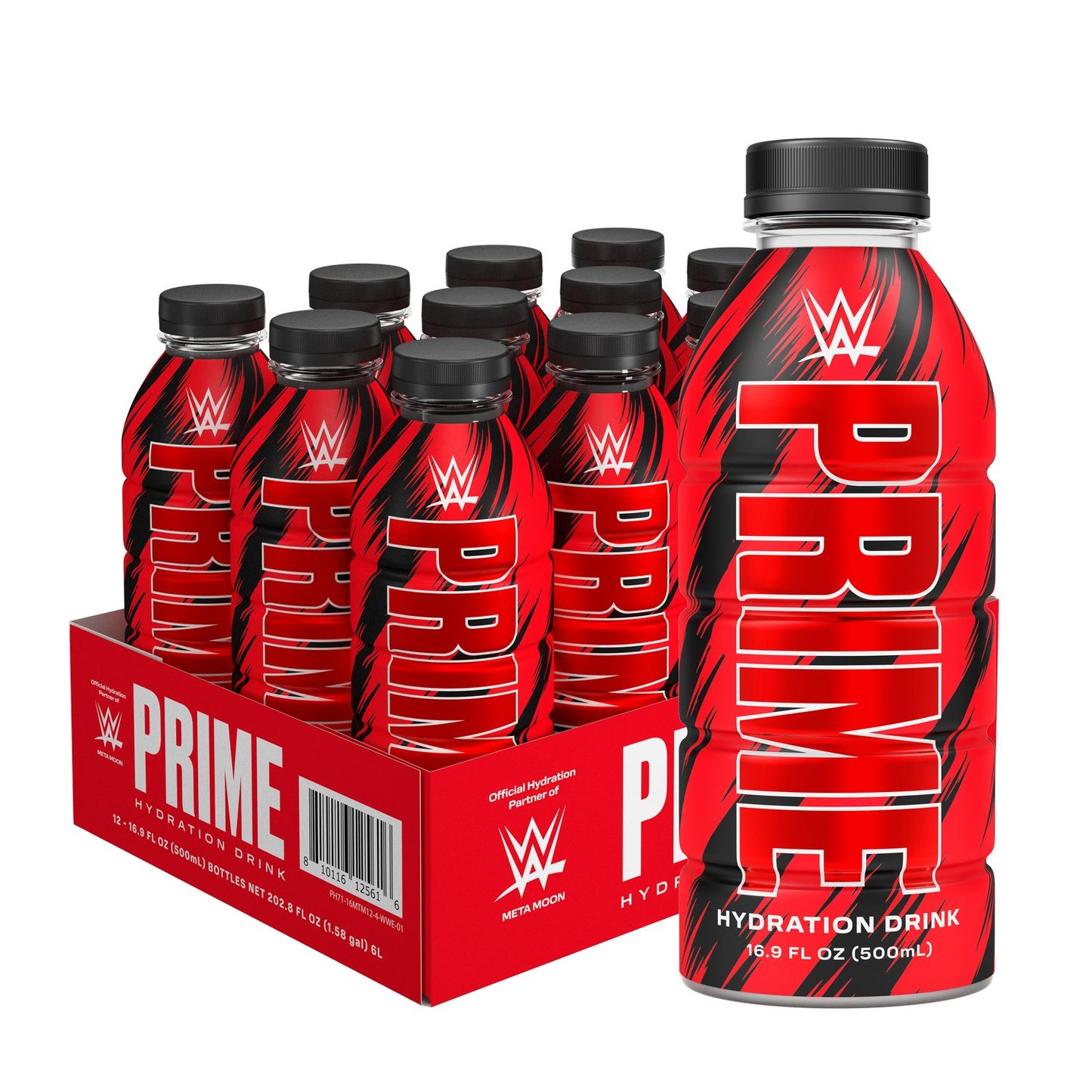 Prime Hydration Drink x WWE - 16.9 fl oz (12 Bottles)