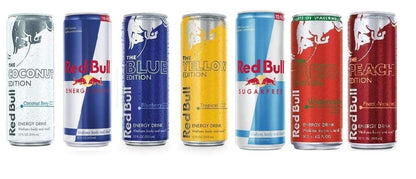 Red Bull Editions Variety Pack, 12 ounce (Pack of 7)