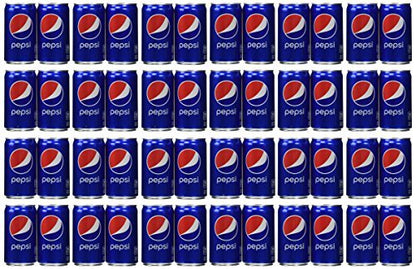 Pepsi Cola Soda 7.5oz Mini Cans 3/8 Packs (24 Cans)