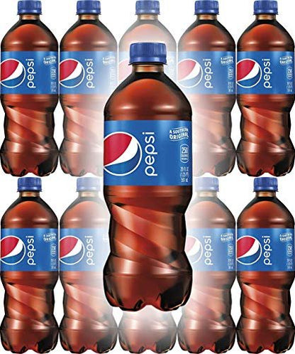 Pepsi Soda, 20 Oz Bottles (12)