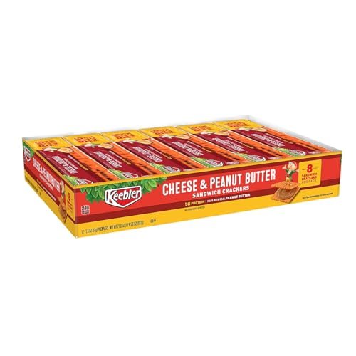 Keebler Cheese and Peanut Butter Crackers 1.8 oz. Pouch