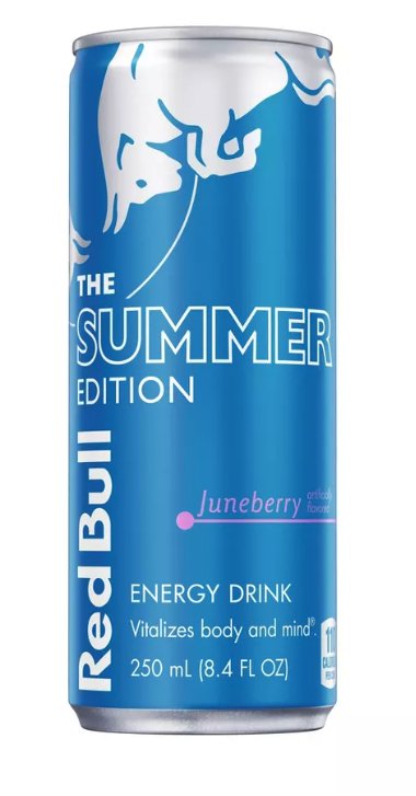 Rare Red Bull Juneberry Summer Edition 8.4oz Single Can