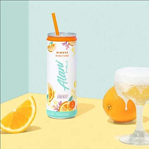 Alani Nu Sugar Free Energy Drinks 12 ounce Cans (Mimosa, 12 Cans)