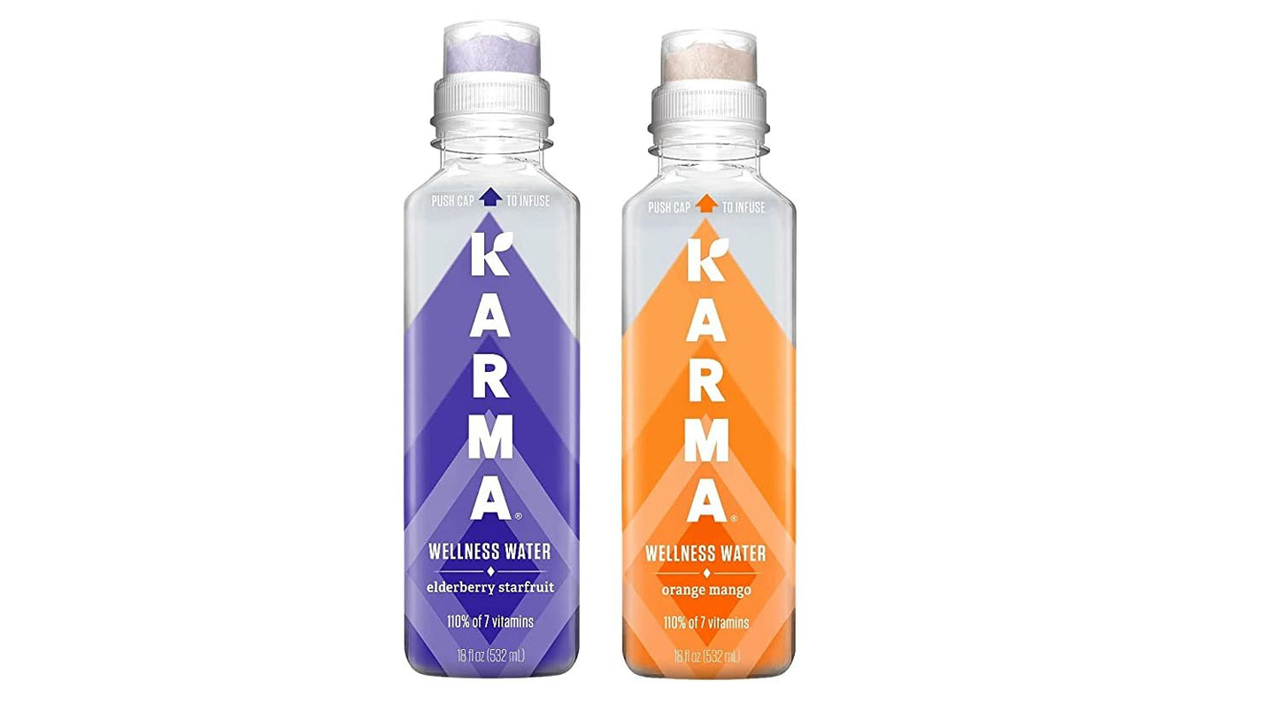 Karma Wellness Water Variety Packs (3 Flavor Pack), 18 Fl Oz (Pack of 12)