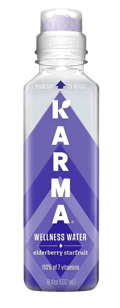 Karma Wellness Water Variety Packs (3 Flavor Pack), 18 Fl Oz (Pack of 12)