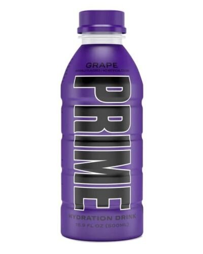 Prime Hydration with BCAA Blend for Muscle Recovery 16.9 Fl Oz Bottle 12 Count (5 Flavor Variety Pack)