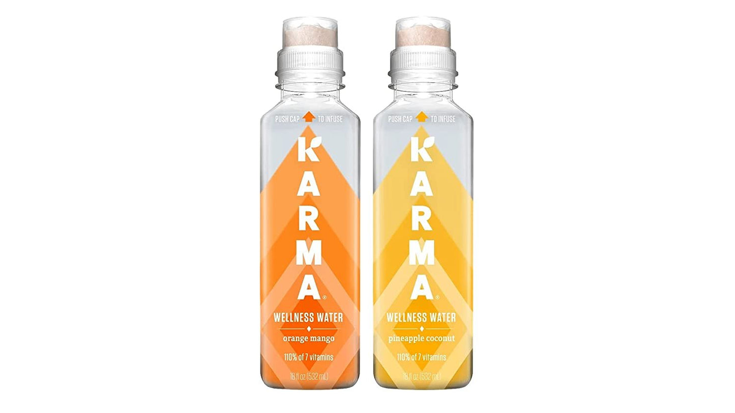 Karma Wellness Water Variety Packs (3 Flavor Pack), 18 Fl Oz (Pack of 12)