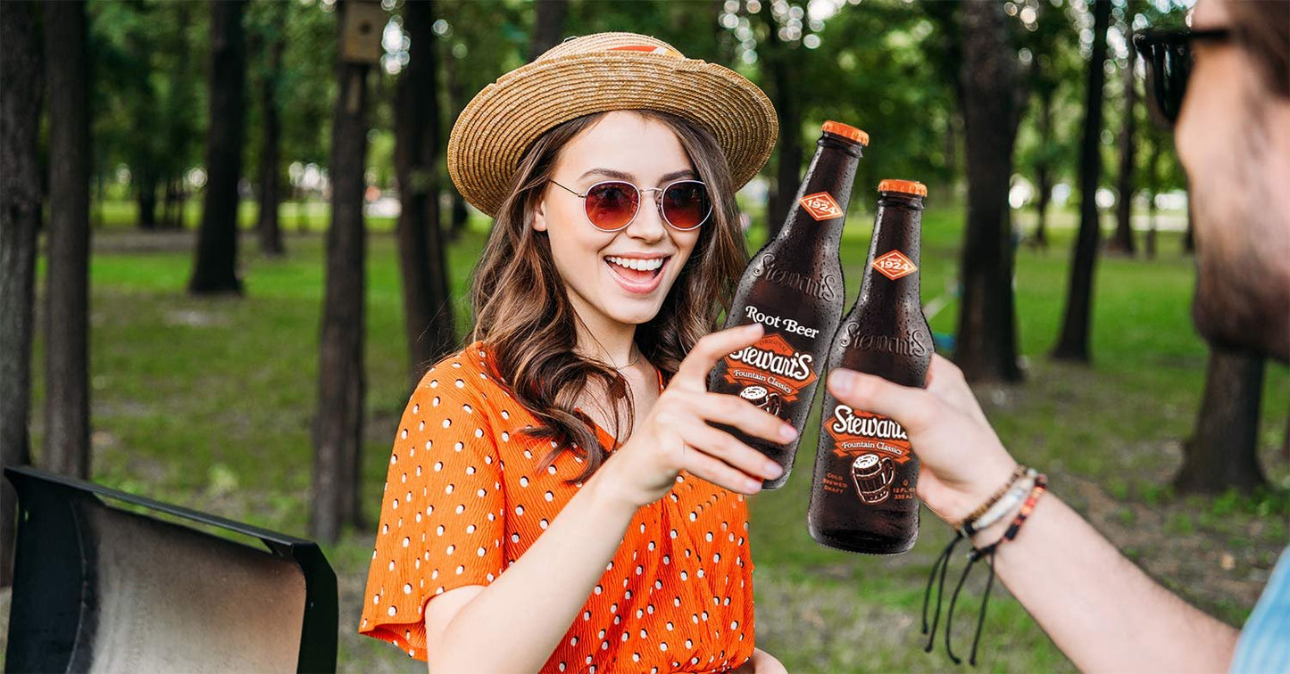 Stewart's, 12 oz Glass Bottles