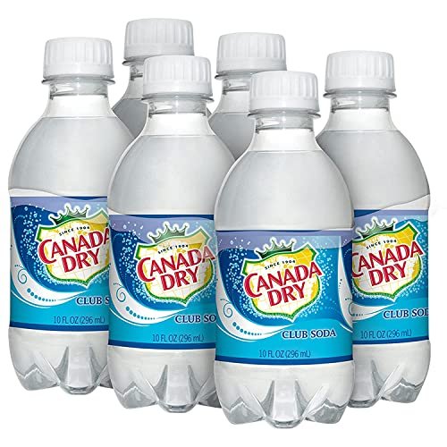 Canada Dry Club Soda, 10 fl oz, 24 bottles