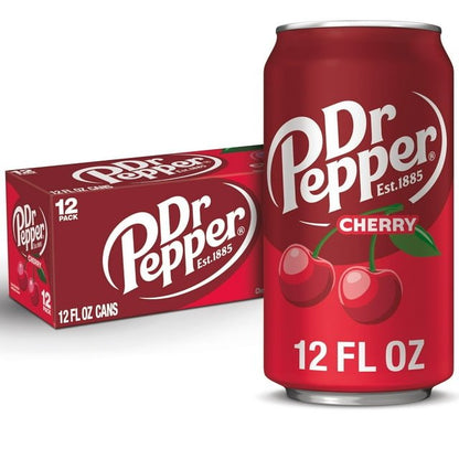 Dr Pepper Cherry 12 oz Cans 12 Pack