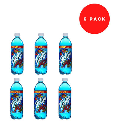 Faygo Soda 24 oz Bottles - Blue Raspberry (6-pack)