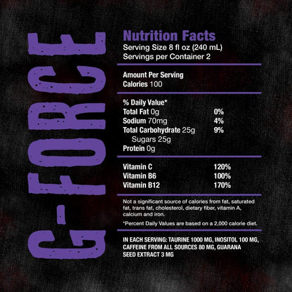 Rip It Energy Drinks Tribute Editions (G Force, 12 Cans)