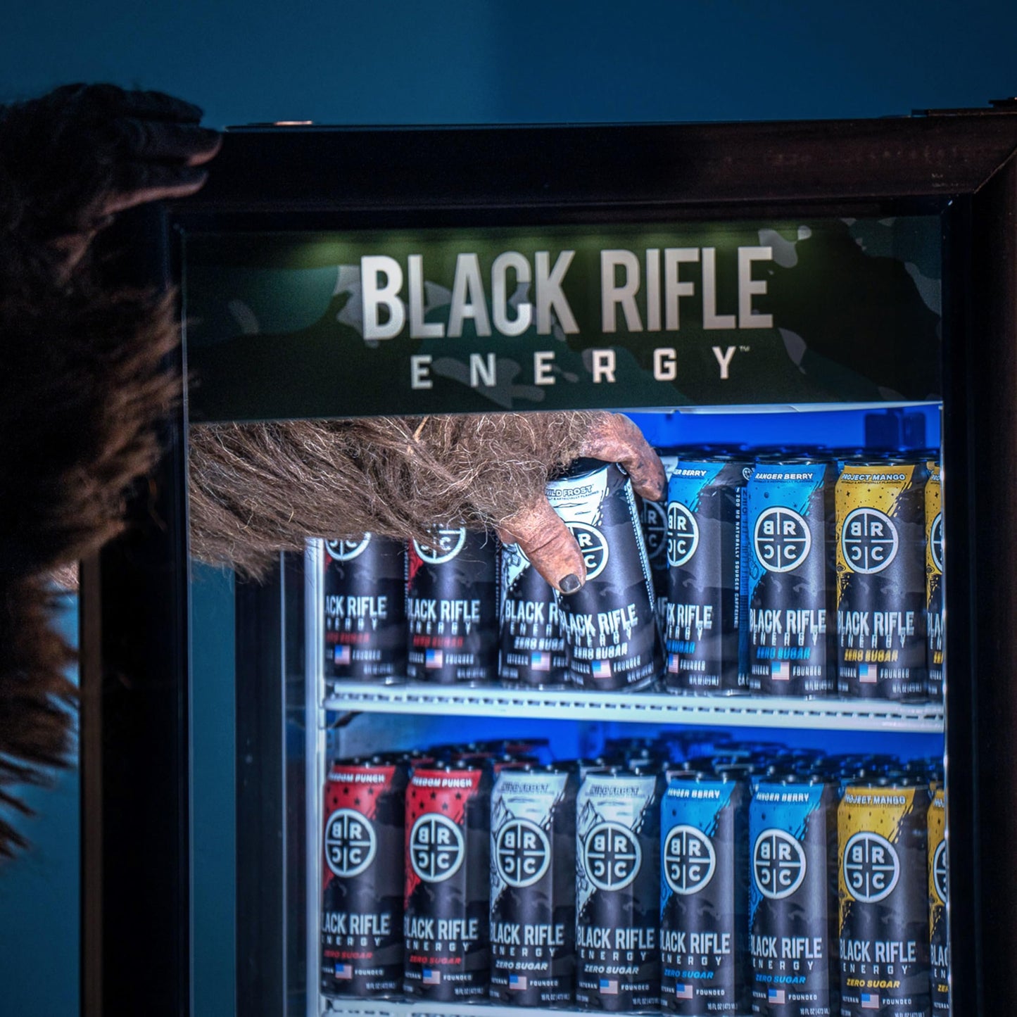 Black Rifle Energy Ranger Berry Zero Sugar Energy Drink, 200mg Caffeine, 16 fl oz can (Pack of 12)