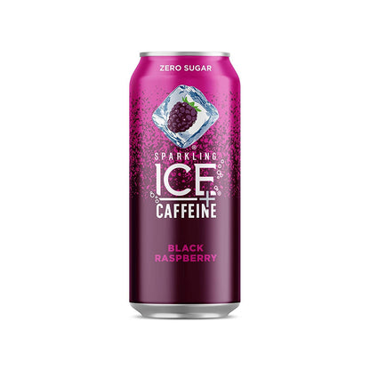 Sparkling Ice +Caffeine, Naturally Flavored Sparkling Water with Antioxidants & Vitamins, Zero Sugar, Multi-Flavor Variety Pack, 16oz Cans