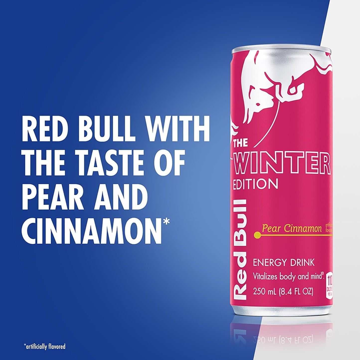 Red Bull Winter Edition Pear Cinnamon Energy Drink, 8.4 Fl Oz, 24 Cans